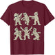 Halloween Dancing Mummy Dance Challenge Boys Girls Kids T-Shirt - T-Shirt | Maroon