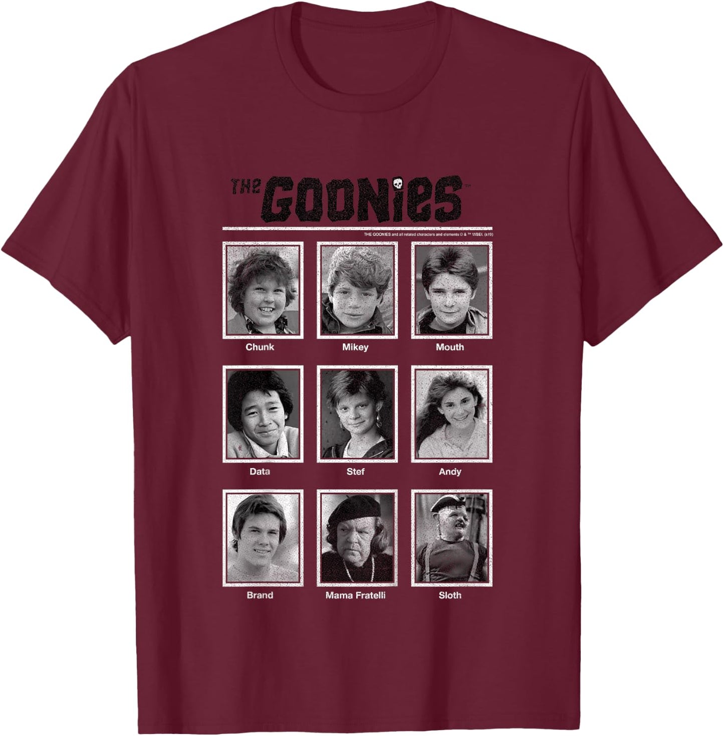 Kids The Goonies Yearbook T-Shirt - T-Shirt | Maroon