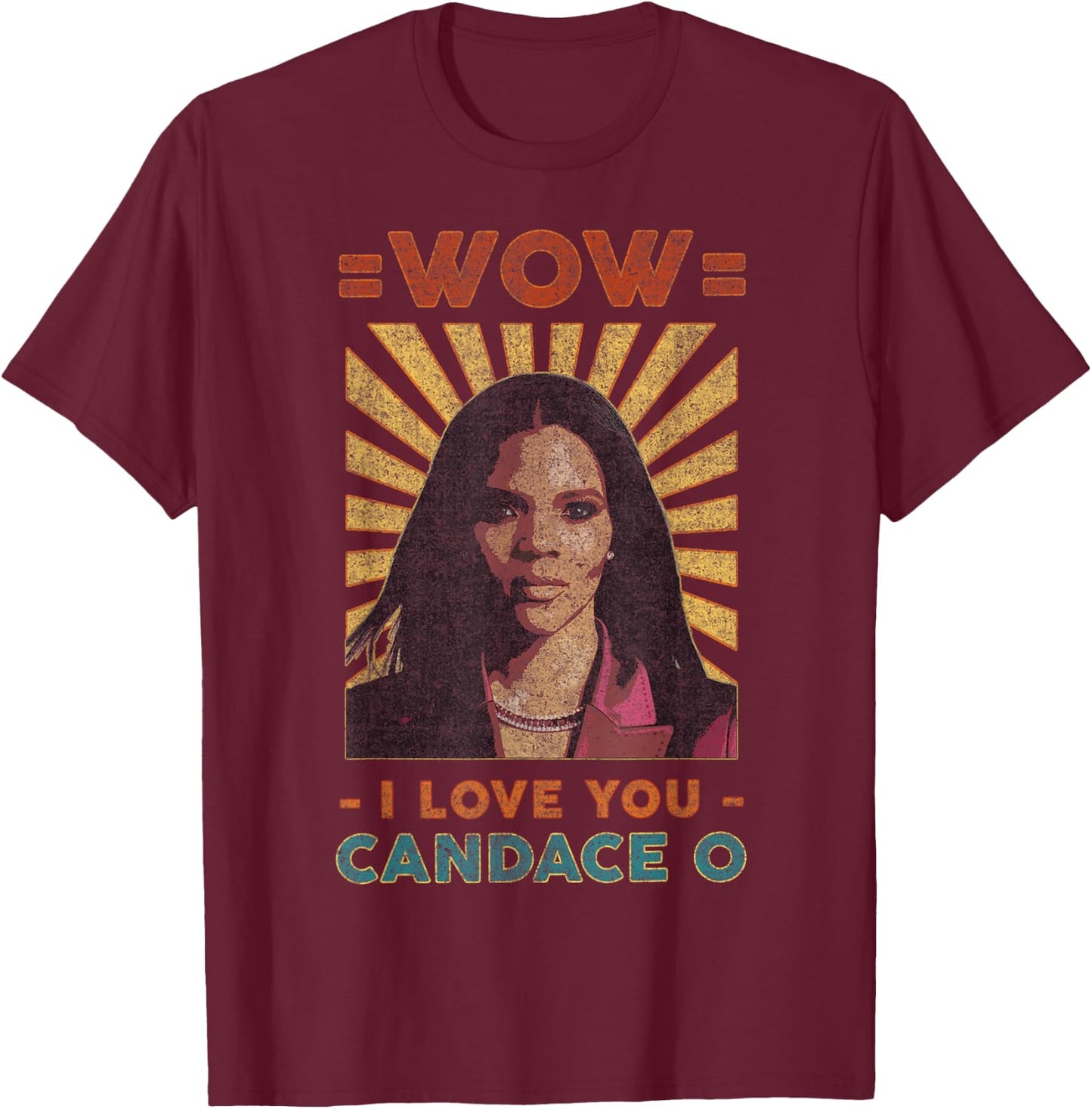 I Support Candace Owens for Republican President 2024, Retro T-Shirt - T-Shirt | Maroon