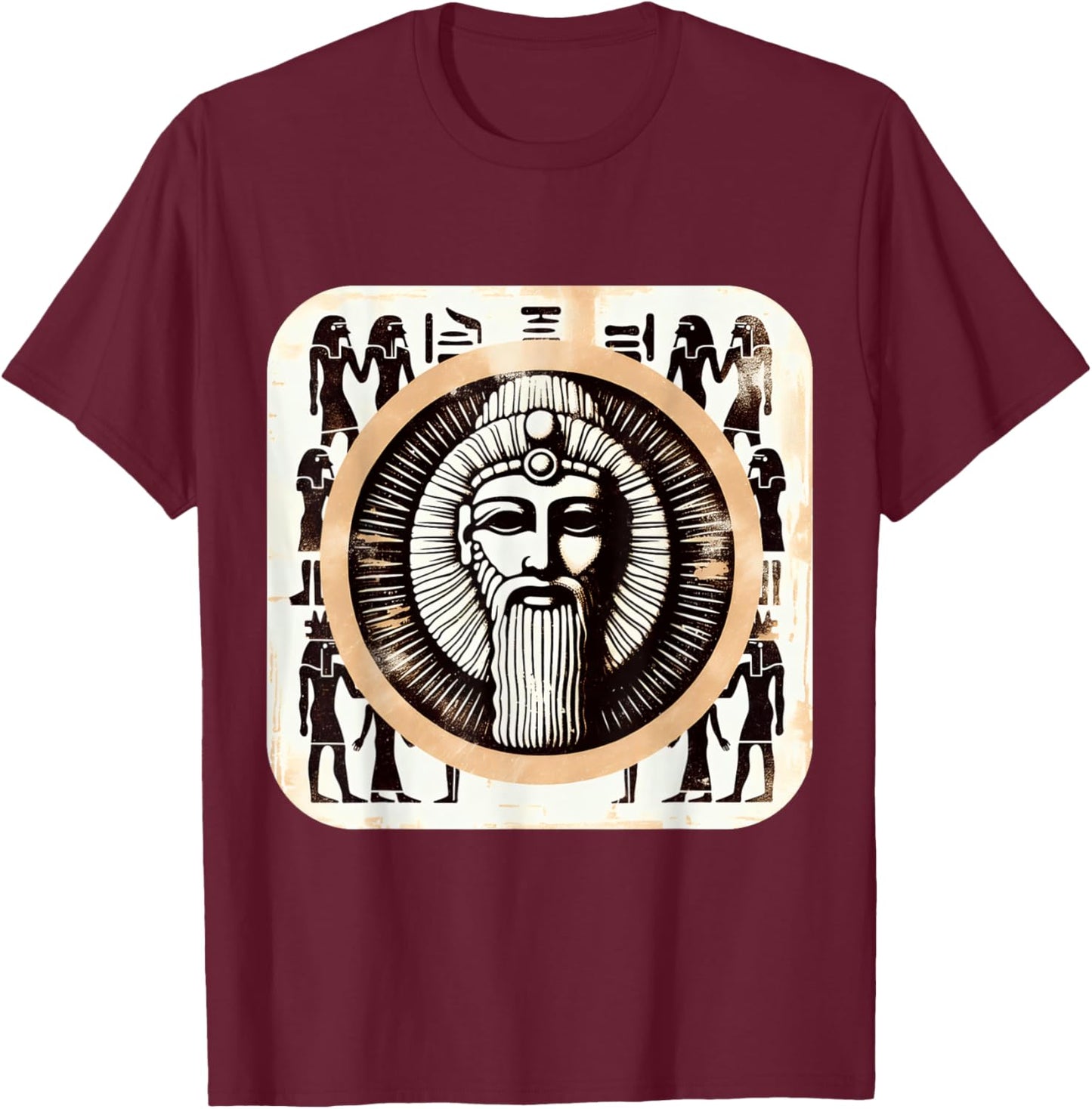 Anunnaki Sumerian Civilization T-Shirt - T-Shirt | Maroon