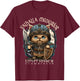 Nordic Norse Valhalla Viking Cat Warrior Men Kids T-Shirt - T-Shirt | Maroon