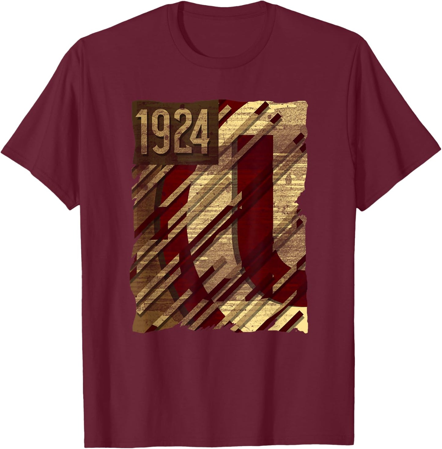 Universitario de Deportes 1924 Design for fans of Peru T-Shirt - T-Shirt | Maroon