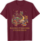 In A World Of Bookworms Be A Book Dragon Funny Gift T-Shirt - T-Shirt | Maroon