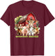 Barnyard Buddies Cute Cow Goat Pig Hen On The Farm Barnyard T-Shirt - T-Shirt | Maroon