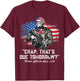 Crap that's due tomorrow thomas jefferson Funny 4th of July Men T-Shirt - T-Shirt | Maroon