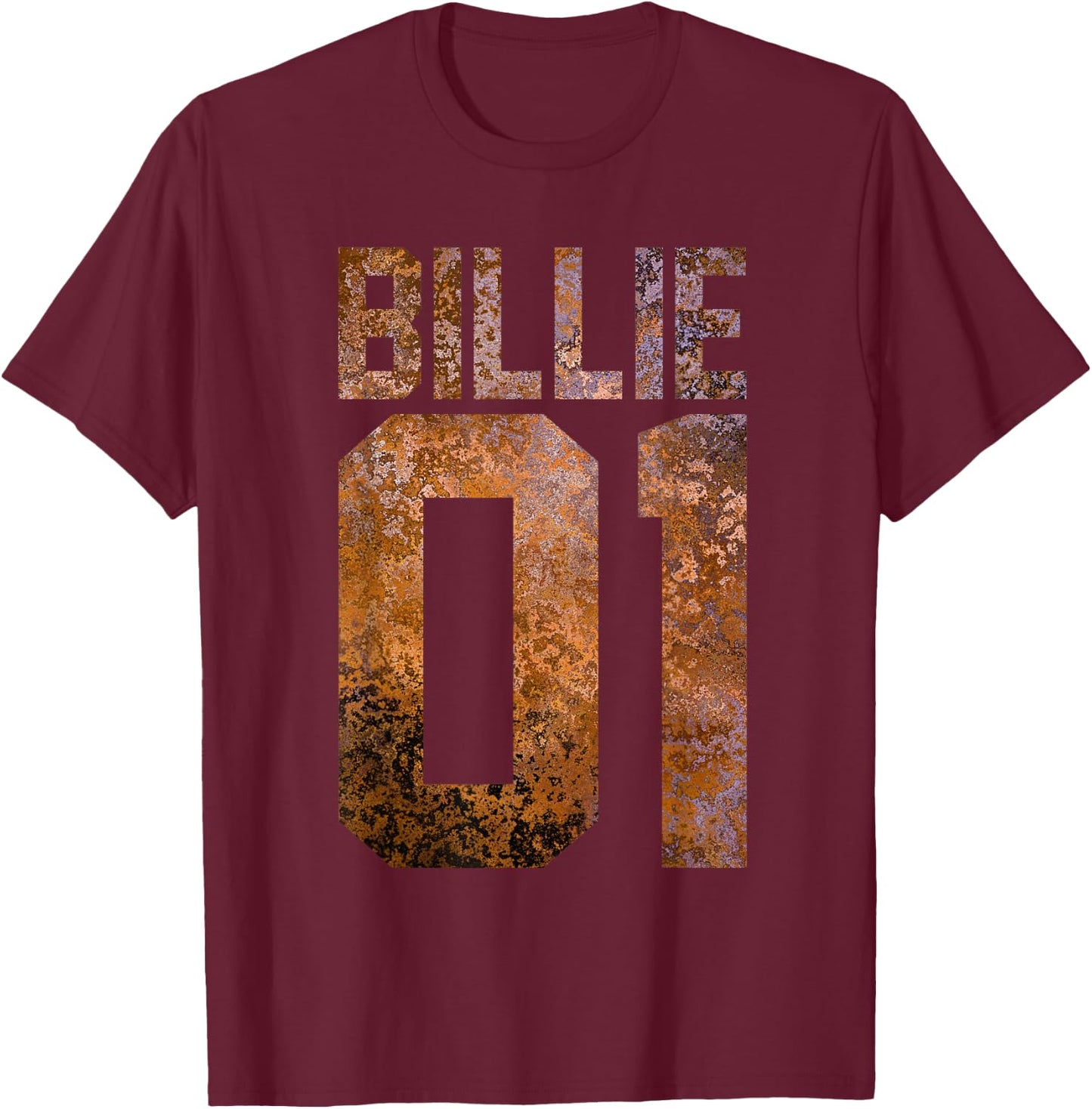 Billie 01 T-Shirt - T-Shirt | Maroon