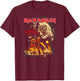 Iron Maiden - Number of the Beast Graphic T-Shirt - T-Shirt | Maroon