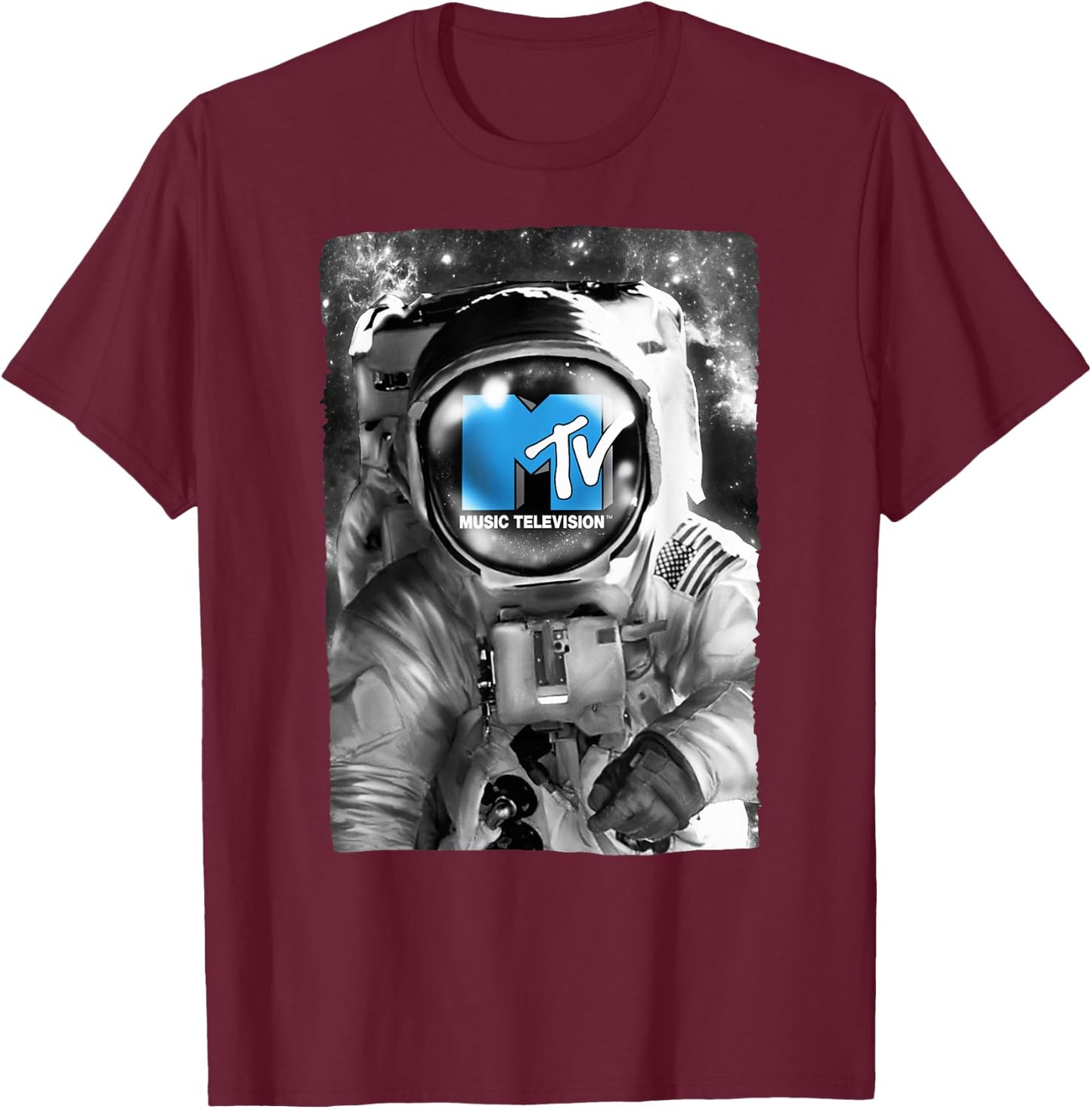 MTV Astronaut T-Shirt - T-Shirt | Maroon
