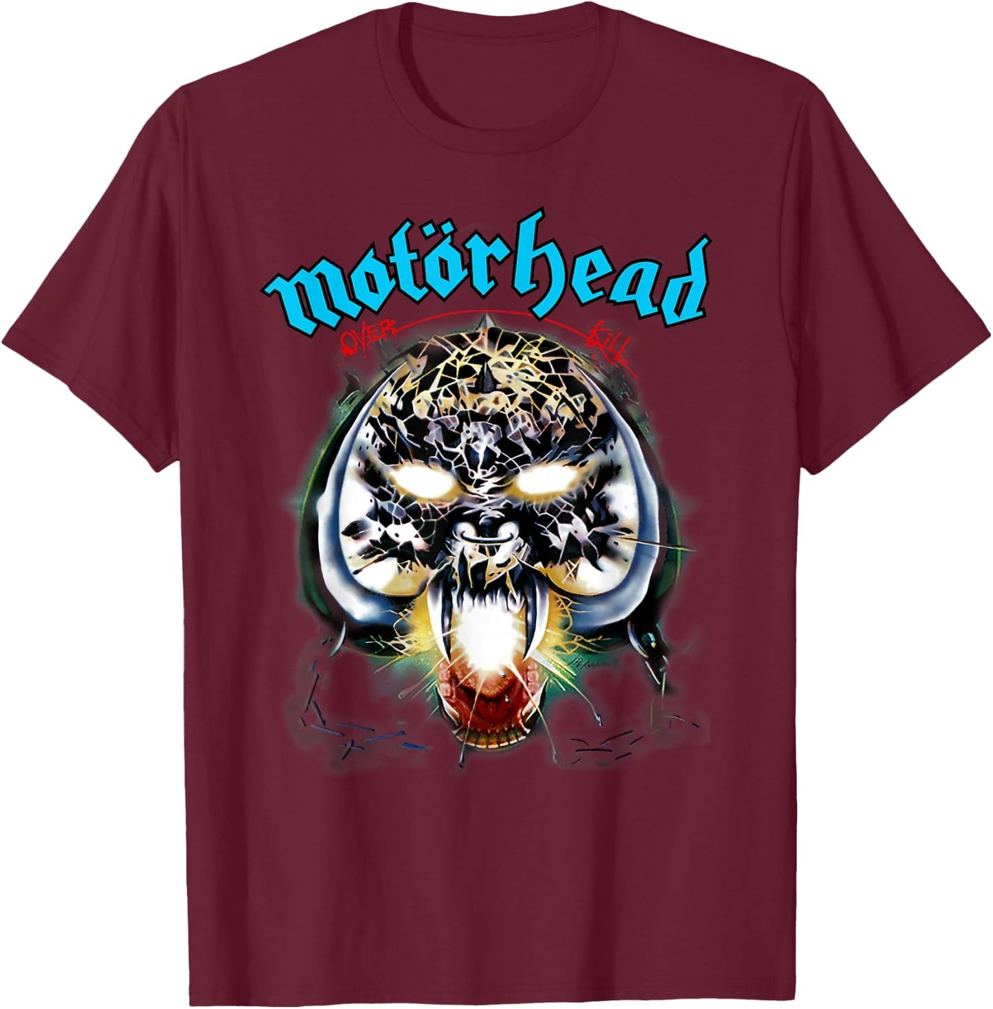 Motörhead - Over Kill T-Shirt - T-Shirt | Maroon