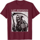Last Responder Grim Reaper Distressed T-Shirt - T-Shirt | Maroon