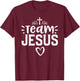 Team Jesus - Church T-Shirt - T-Shirt | Maroon
