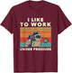 Weld Instructor Underwater Welding Quote - Men's Adult Sports Birthday - Black - Small - Short Sleeve - Classic Fit - Cotton 65%, Polyester 35% T-Shirt - T-Shirt | Maroon
