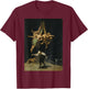 Famous Renaissance Painting Illustration T-Shirt - T-Shirt | Maroon