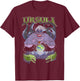 Disney The Little Mermaid Ursula Cauldron Dark Portrait T-Shirt - T-Shirt | Maroon