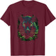 Panther with beautiful green eyes black panthers T-Shirt - T-Shirt | Maroon