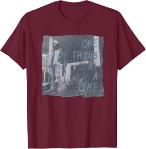Official Morgan Wallen One Thing Photo T-Shirt - T-Shirt | Maroon