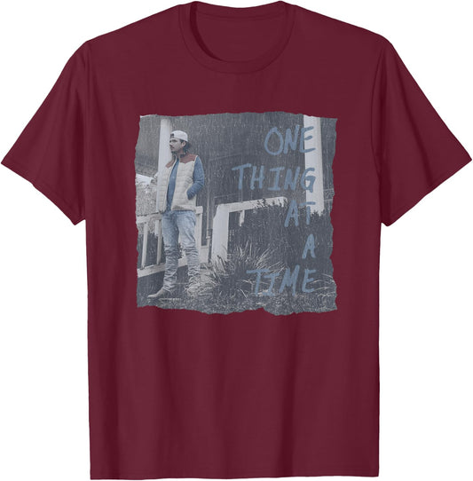 Official Morgan Wallen One Thing Photo T-Shirt - T-Shirt | Maroon