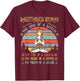 Sagittarius Woman The Soul Of A Witch Vintage Birthday T-Shirt - T-Shirt | Maroon