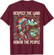 Native American Indian Cherokee Apache Tribe Indigenous T-Shirt - T-Shirt | Maroon