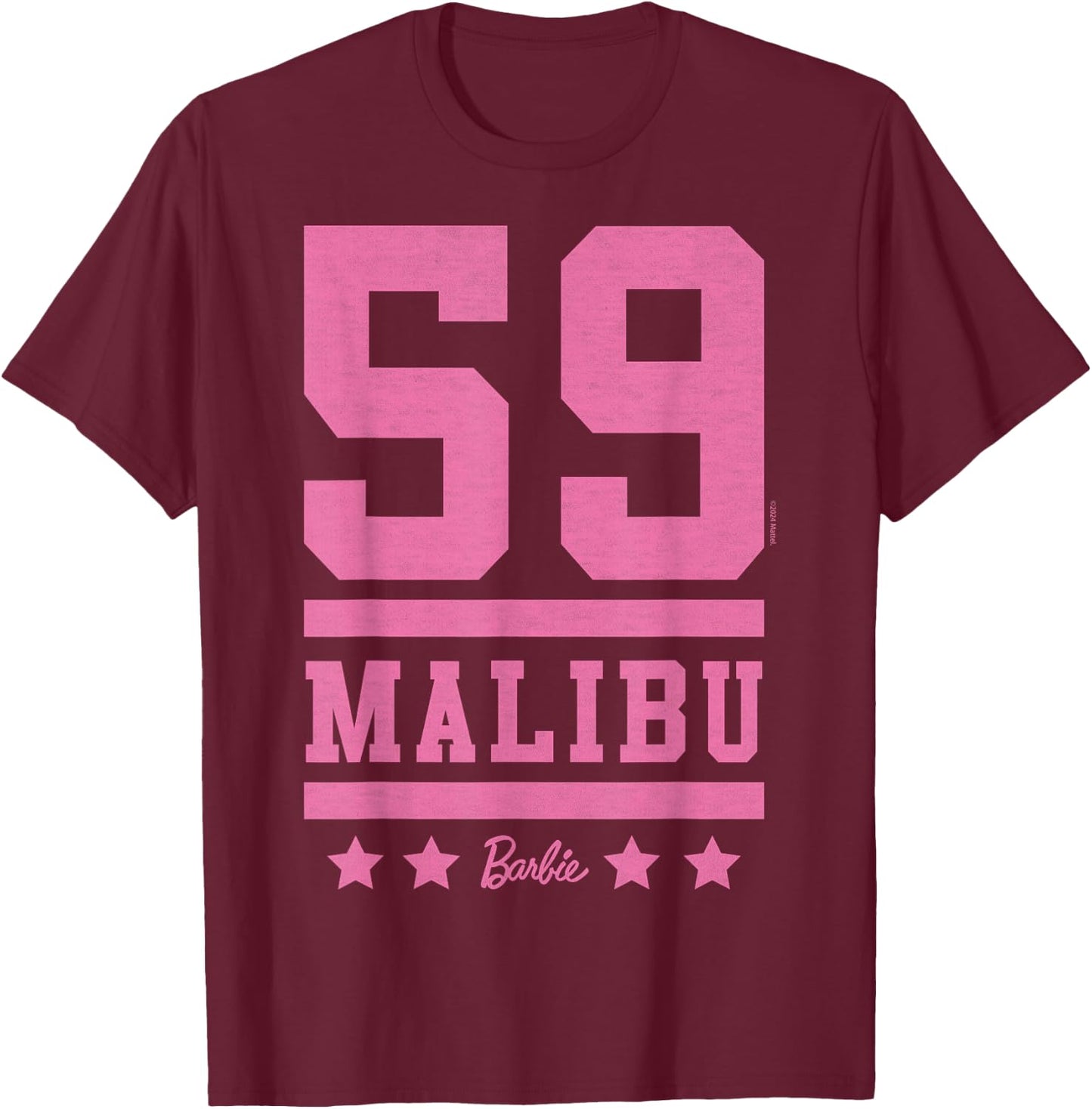 Barbie - Malibu T-Shirt - T-Shirt | Maroon