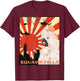 Squawk Zilla Moluccan Cockatoo Parrot Squawking T-Shirt - T-Shirt | Maroon