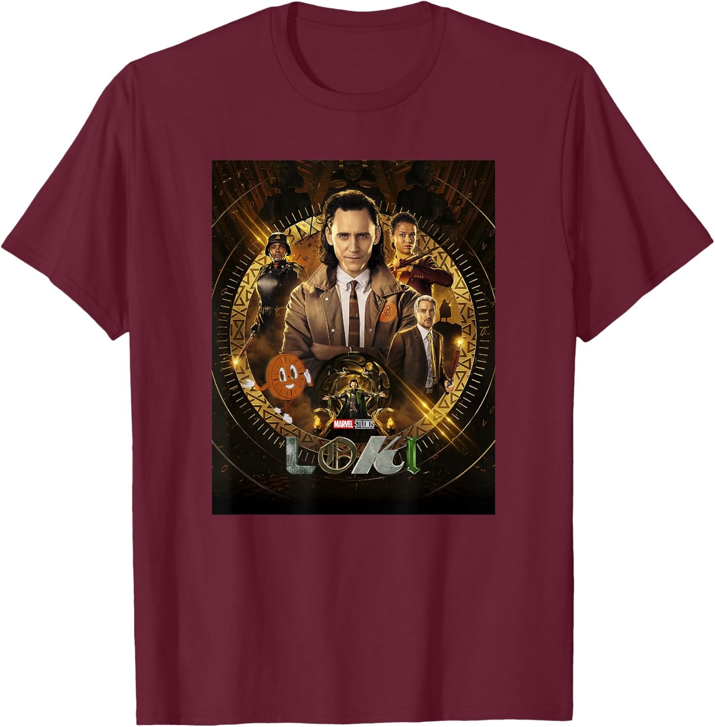 Marvel Loki Group Shot Poster T-Shirt - T-Shirt | Maroon