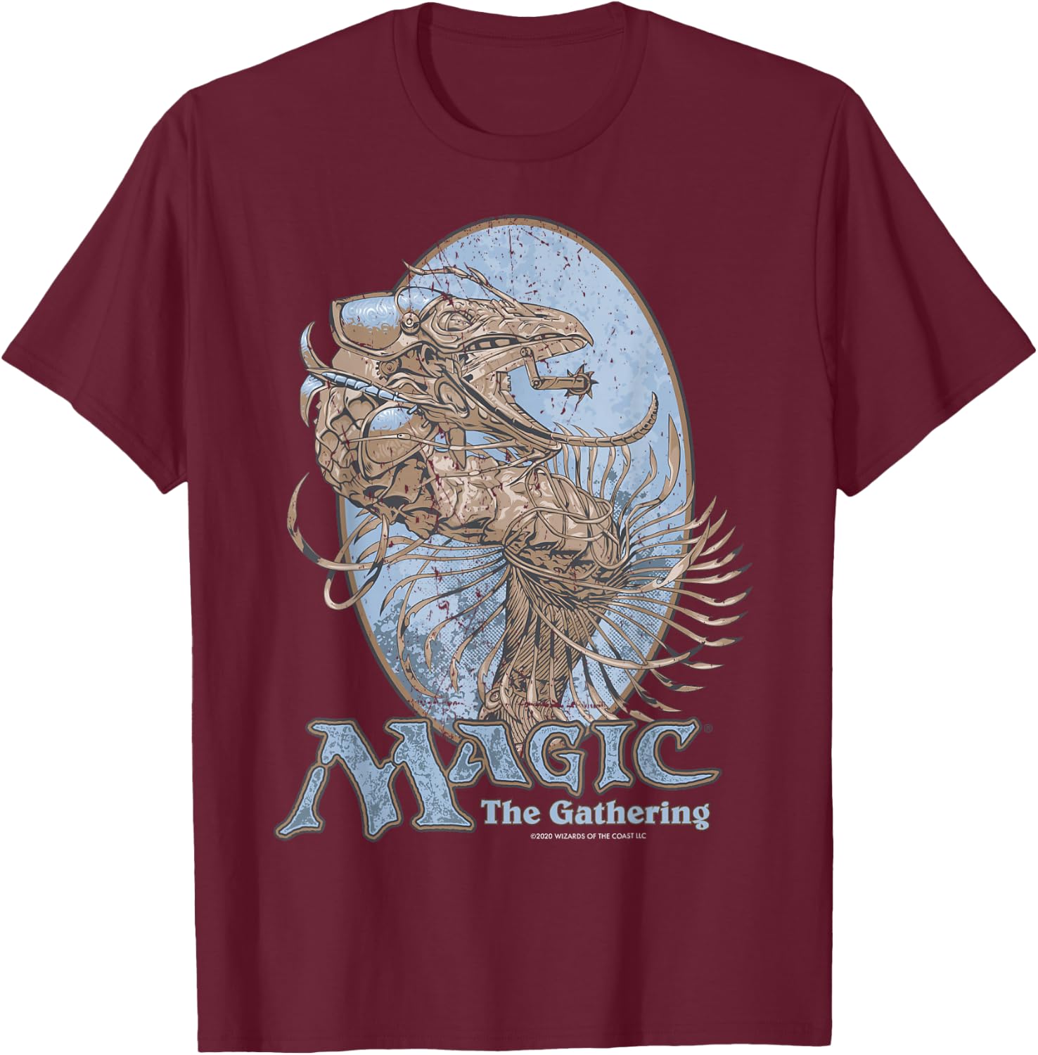 Magic: The Gathering Urza Dragon T-Shirt - T-Shirt | Maroon