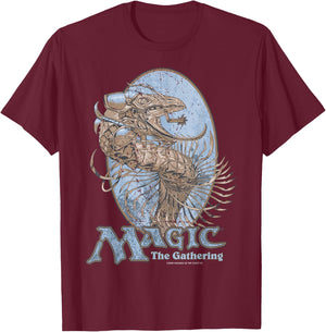 Magic: The Gathering Urza Dragon T-Shirt - T-Shirt | Maroon