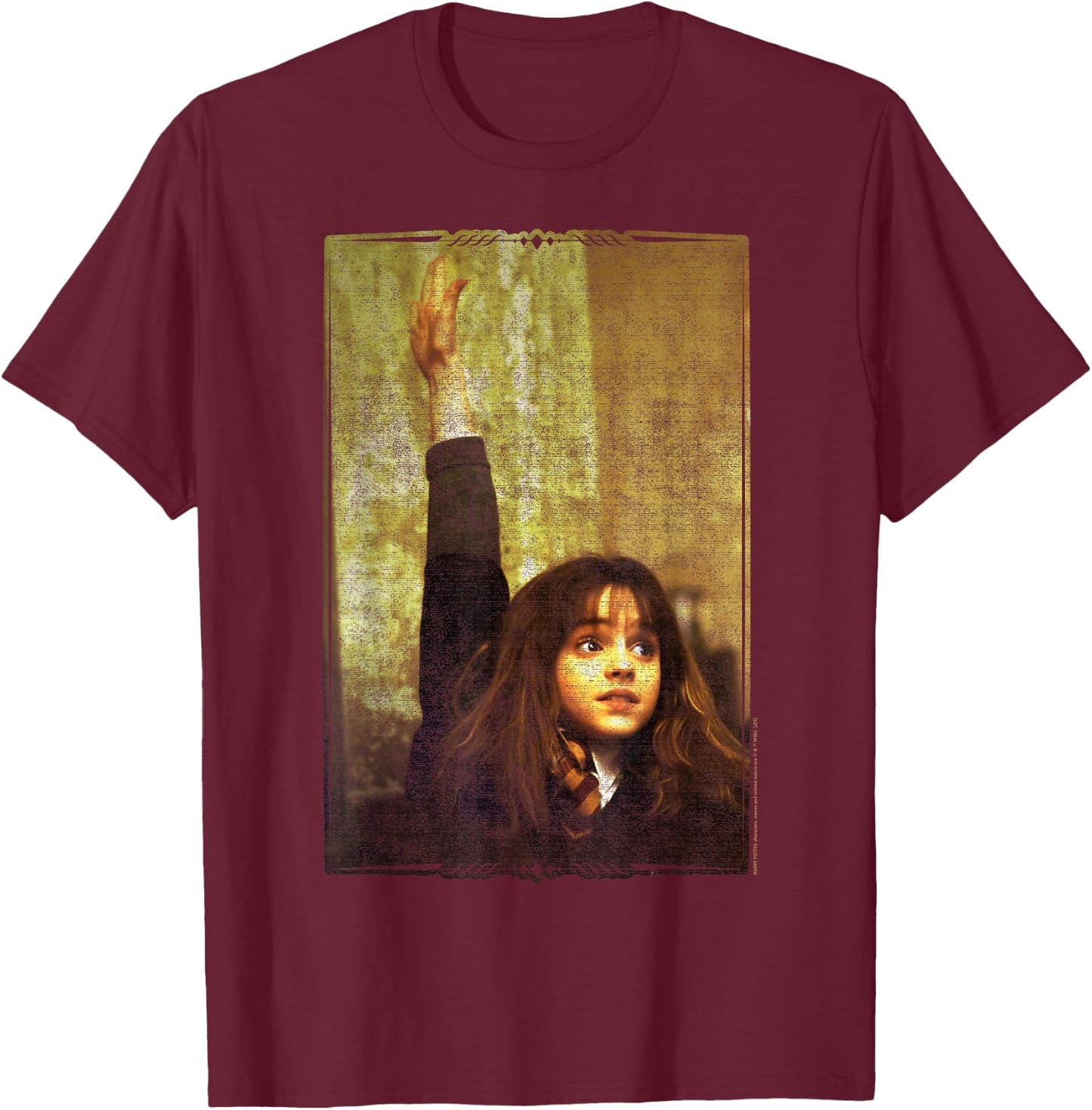 Harry Potter Hermione Granger I Know The Answer Portrait T-Shirt - T-Shirt | Maroon