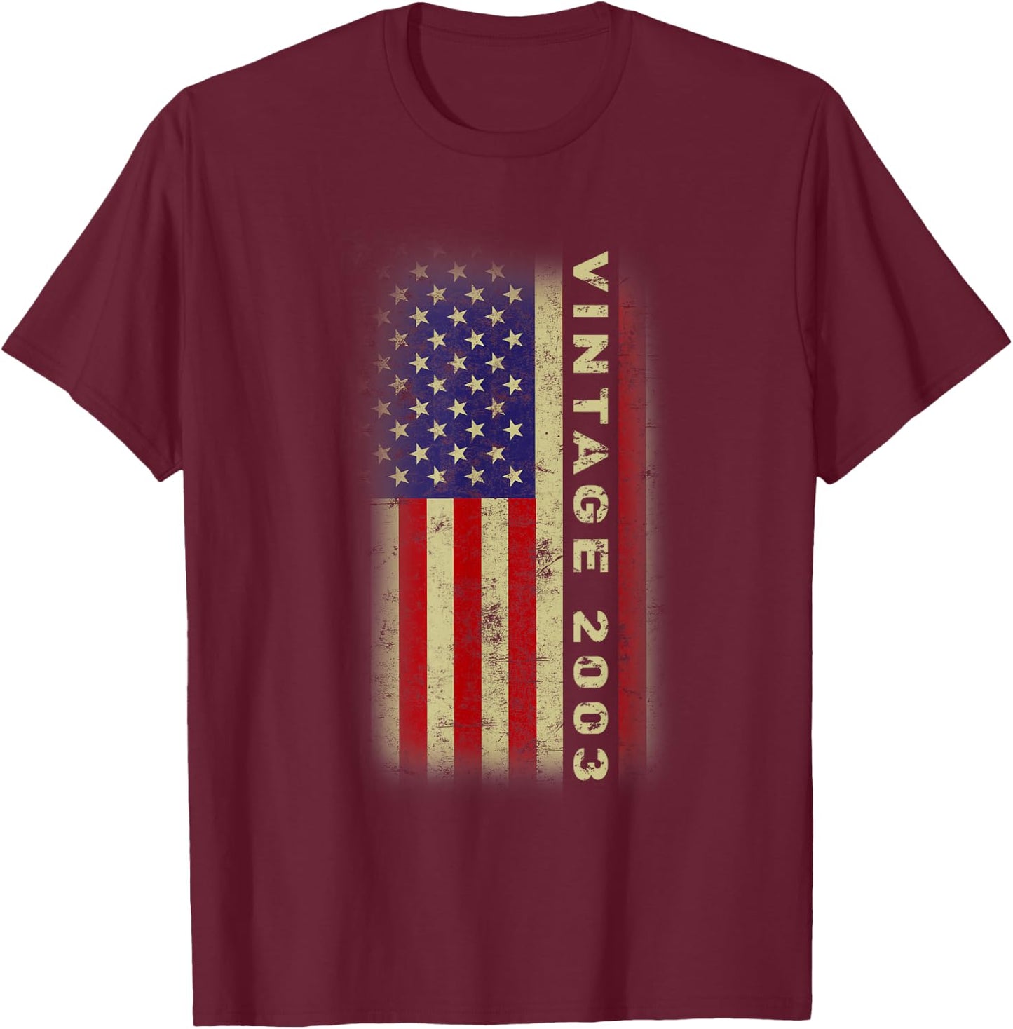 Vintage 2003 Cool 22 Year Old Bday Men Women 22nd Birthday T-Shirt - T-Shirt | Maroon