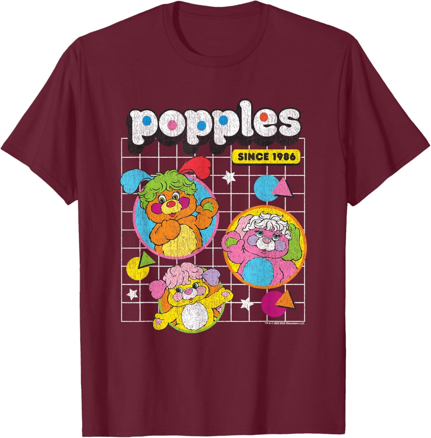 Popples Since 1986 T-Shirt - T-Shirt | Maroon