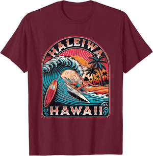 Haleiwa T-Shirt - T-Shirt | Maroon