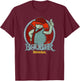 Fraggle Rock Boober Circle T-Shirt - T-Shirt | Maroon
