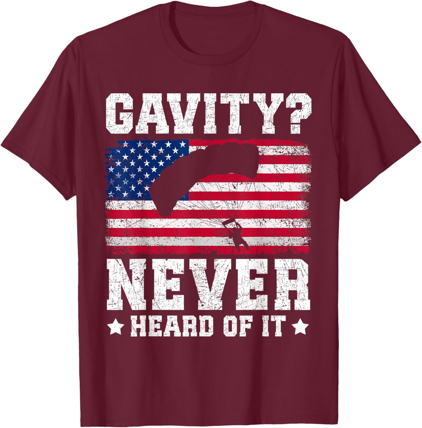 Paratrooper Pride for 82nd Airborne Veterans T-Shirt - T-Shirt | Maroon