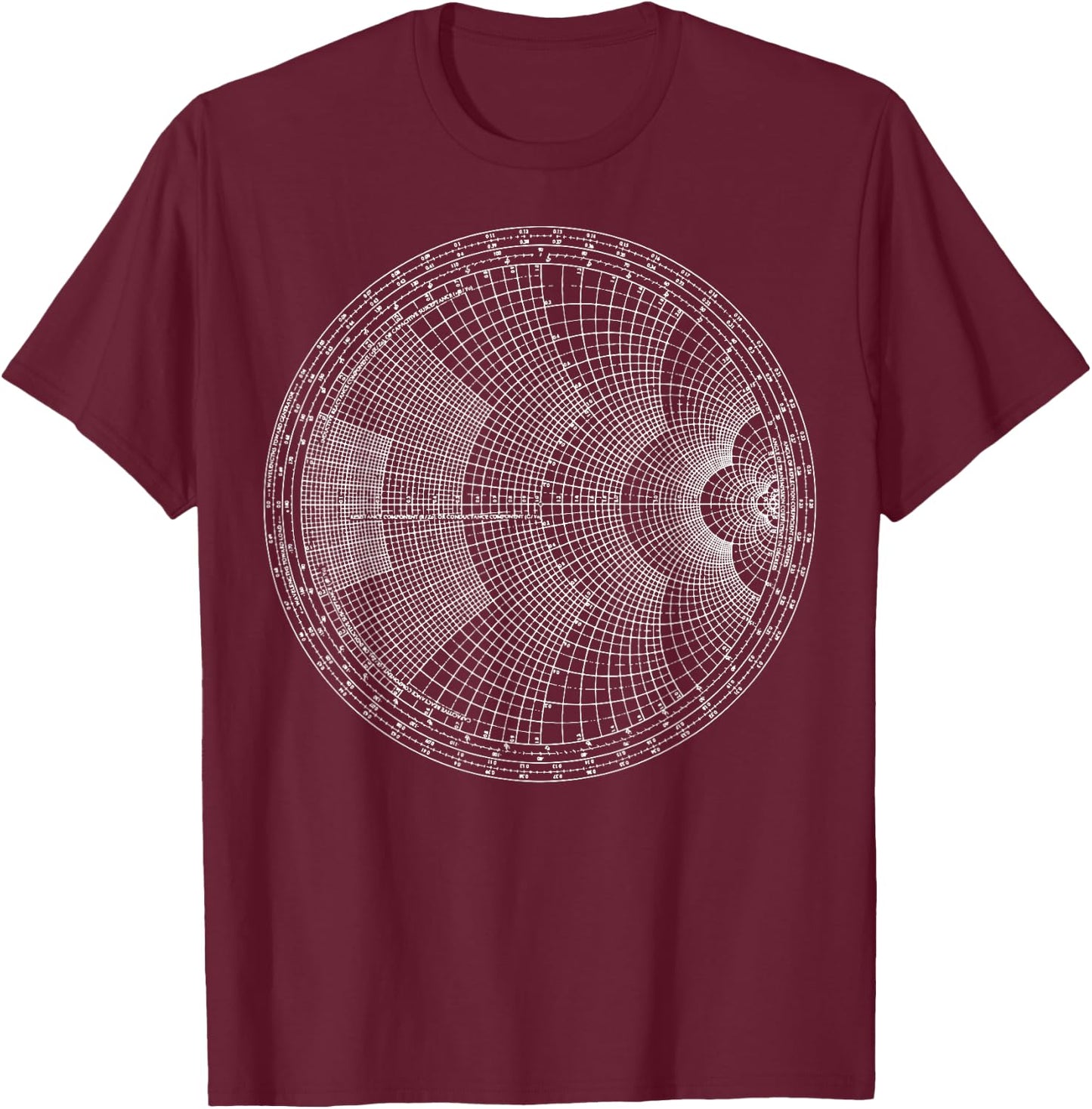 Vintage Chart - Electromagnetic Wave Reflection Transmission T-Shirt - T-Shirt | Maroon