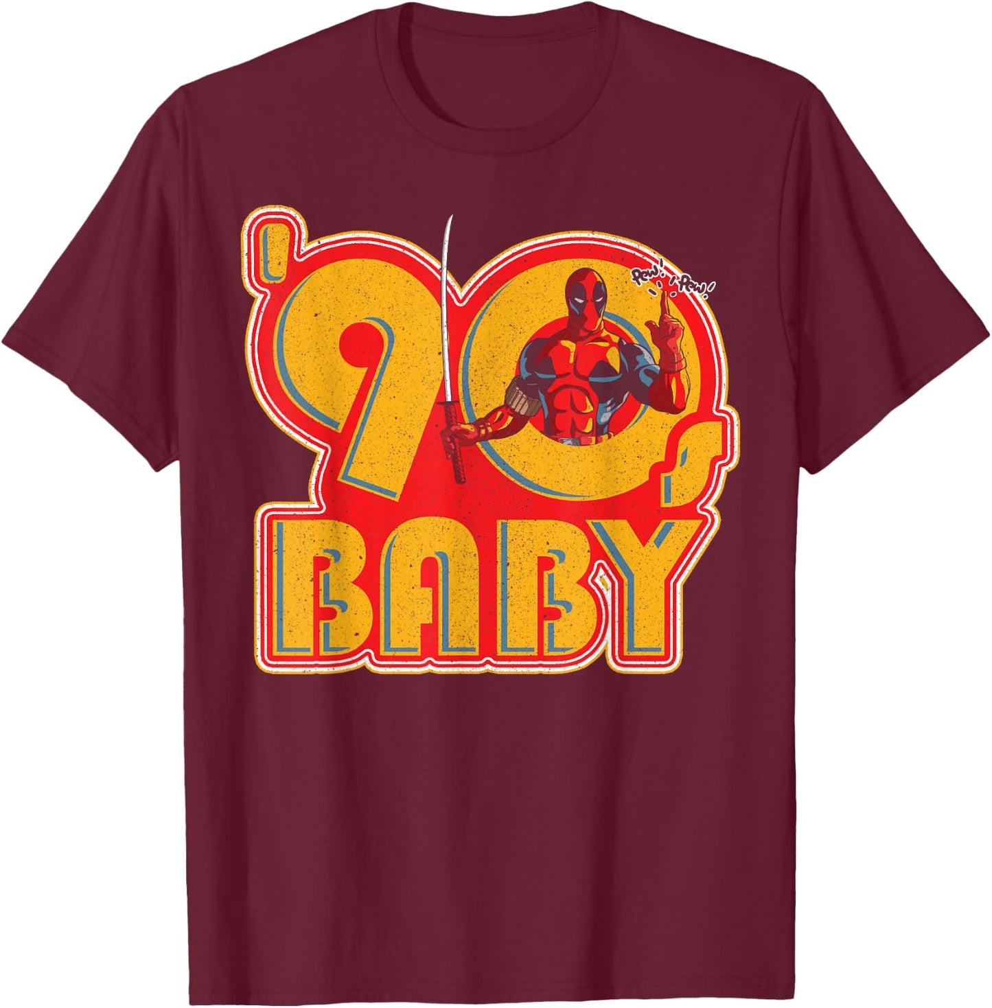 Marvel Deadpool 30th '90s Baby T-Shirt - T-Shirt | Maroon