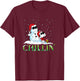 Peanuts Holiday Snoopy Chillin T-Shirt - T-Shirt | Maroon