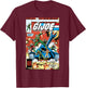 G.I. Joe A Real American Hero Comic Book Cover Small T-Shirt - T-Shirt | Maroon