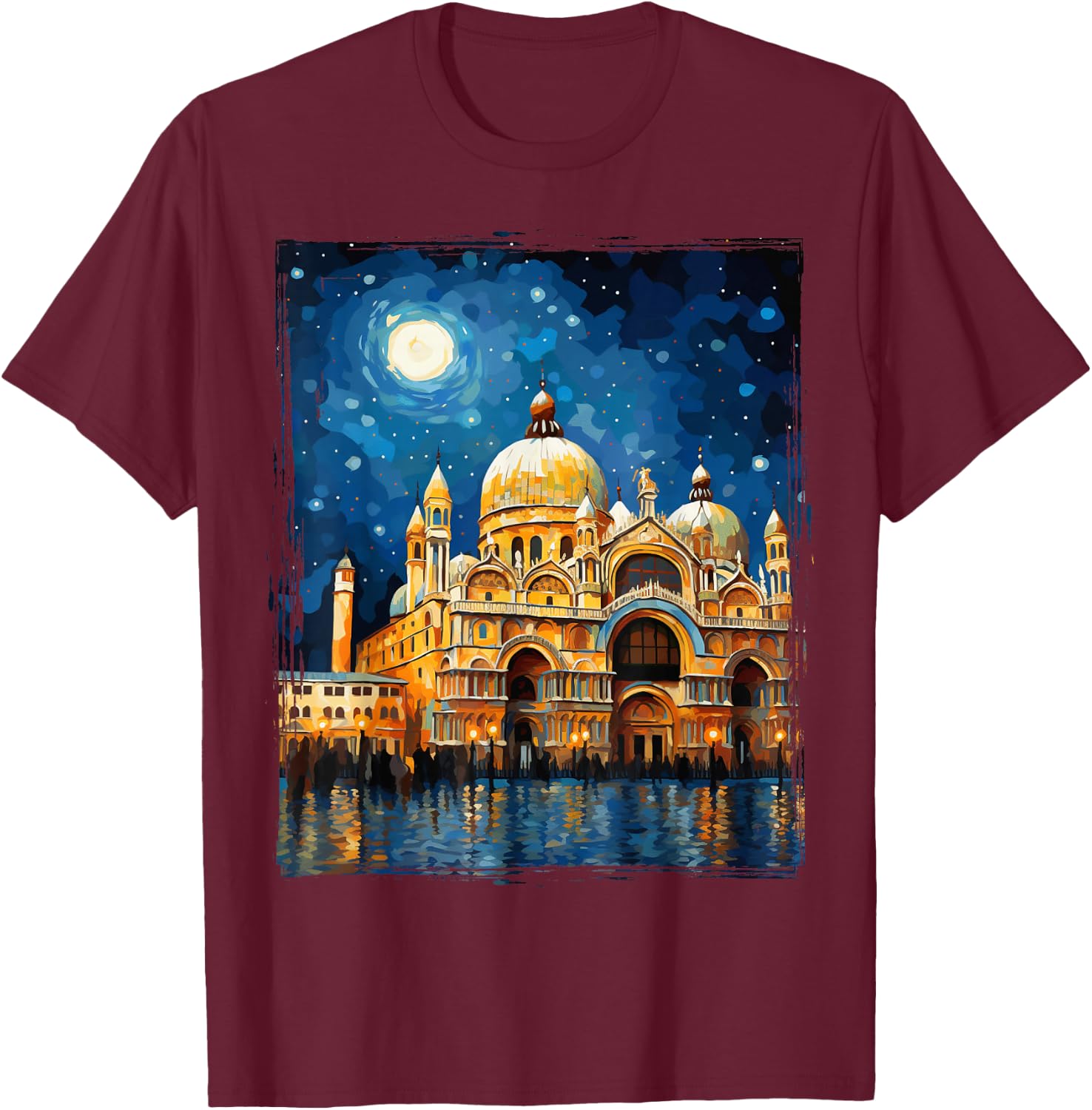 Venice Italy Venezia Italian Souvenir T-Shirt - T-Shirt | Maroon