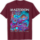 Mastodon – OMRTS Blue Beast T-Shirt - T-Shirt | Maroon