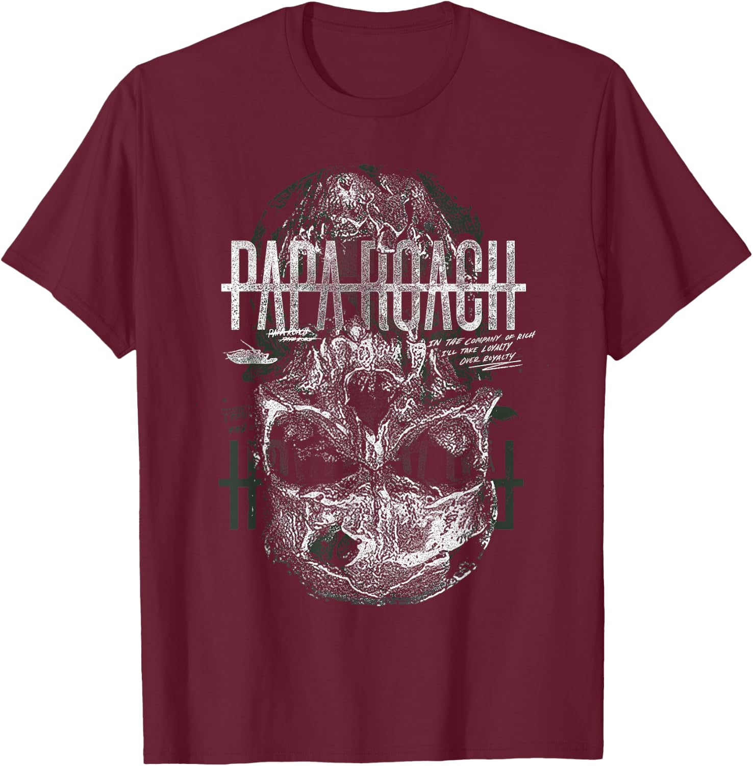 Papa Roach - Official Merchandise - Loyalty T-Shirt - T-Shirt | Maroon