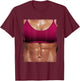 Fake Muscle I Woman Fitness Dream Woman Fitness Women Body T-Shirt - T-Shirt | Maroon