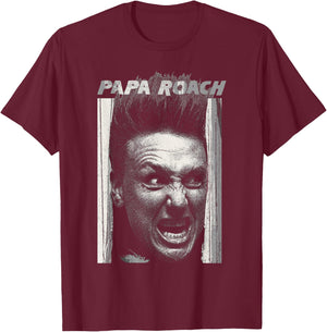 Papa Roach - Official Merchandise - Here's Jacoby T-Shirt - T-Shirt | Maroon