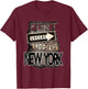 Fort Greene Brooklyn New York Graphic Art T-Shirt - T-Shirt | Maroon
