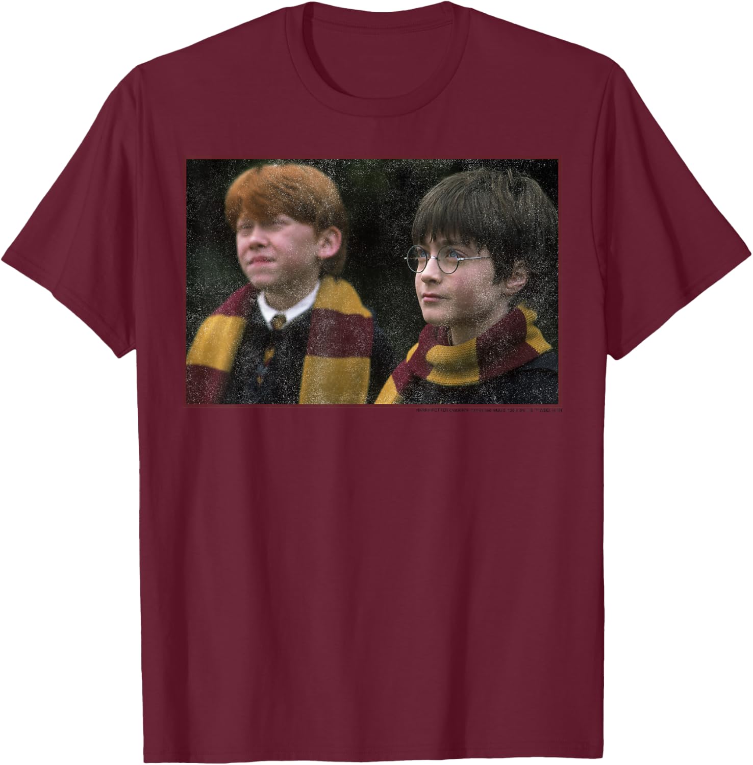 Harry Potter & Ron Weasley Poster T-Shirt - T-Shirt | Maroon