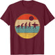 Surf Evolution Surf Design T-Shirt - T-Shirt | Maroon