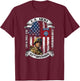 Fort Bragg Death From Above 82nd Airborne Paratrooper Gifts T-Shirt - T-Shirt | Maroon