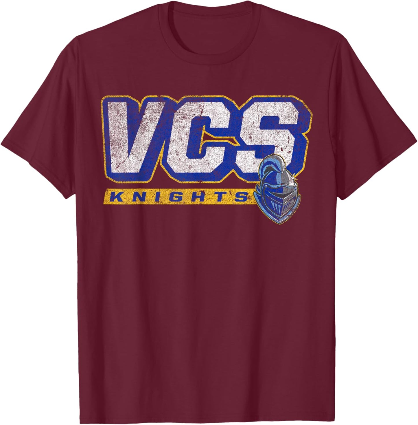 VCS Vintage Team Icon T-Shirt - T-Shirt | Maroon