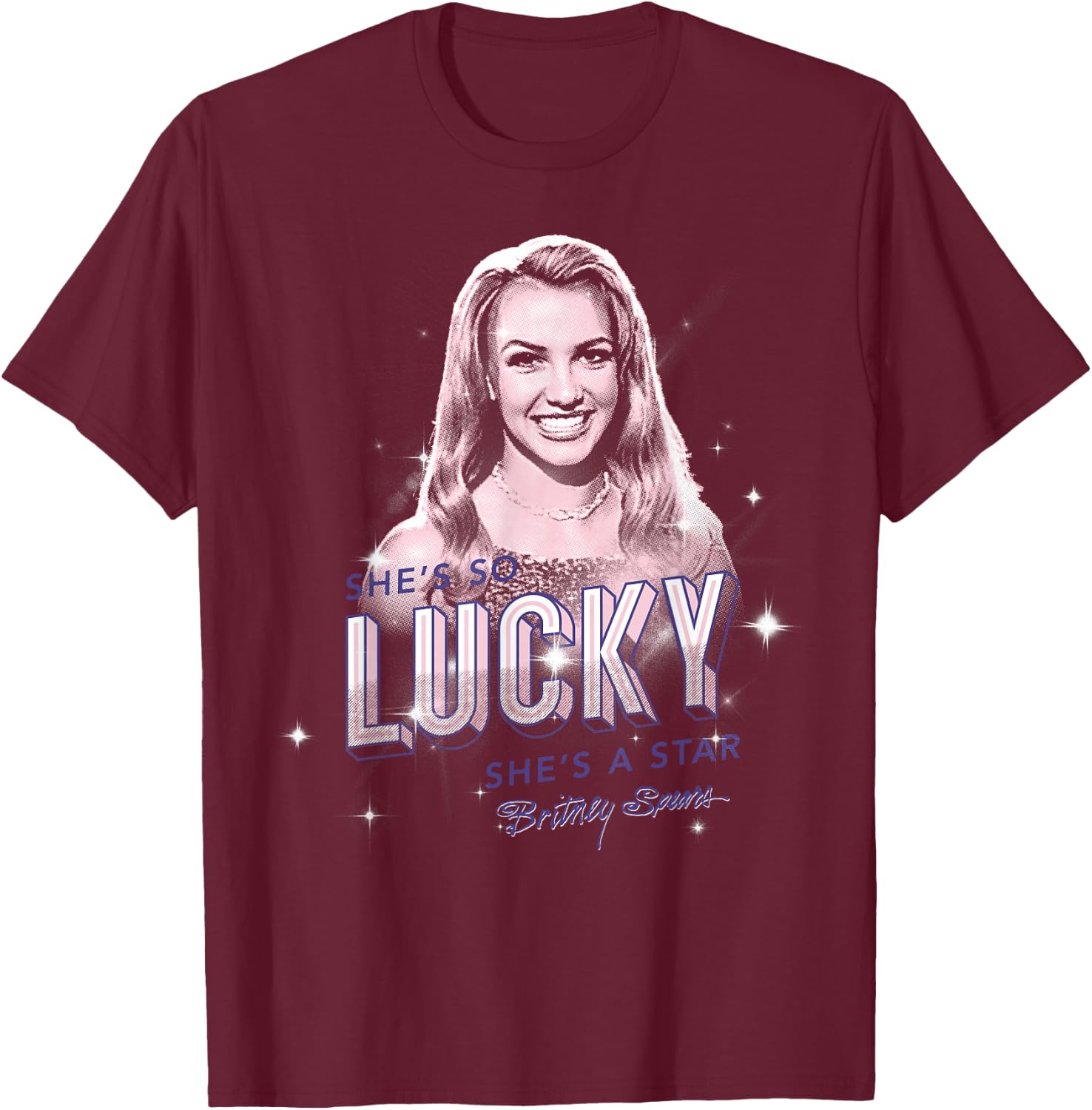 Britney Spears - Knock, Knock, Knock T-Shirt - T-Shirt | Maroon