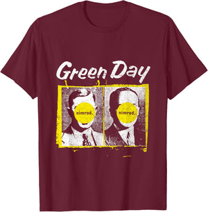 Green Day Nimrod T-Shirt - T-Shirt | Maroon